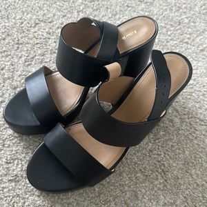 And Other Stories Strappy Leather Heels